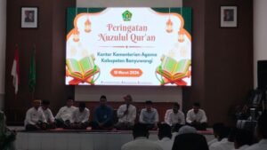 Suasana Nuzulul Qur'an di aula bawah 
